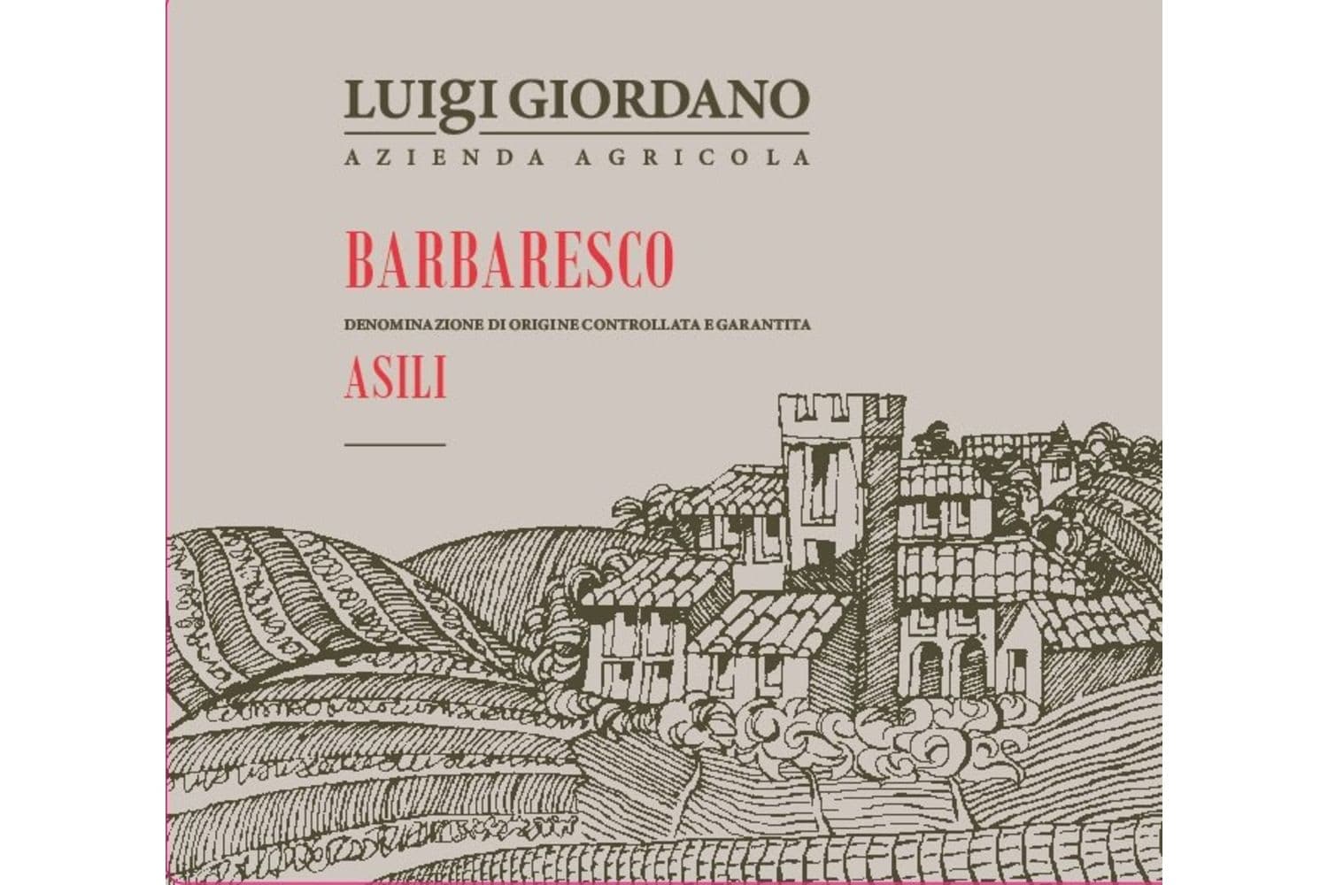 Luigi Giordano Barbaresco Asili 2021 750mL Bottle