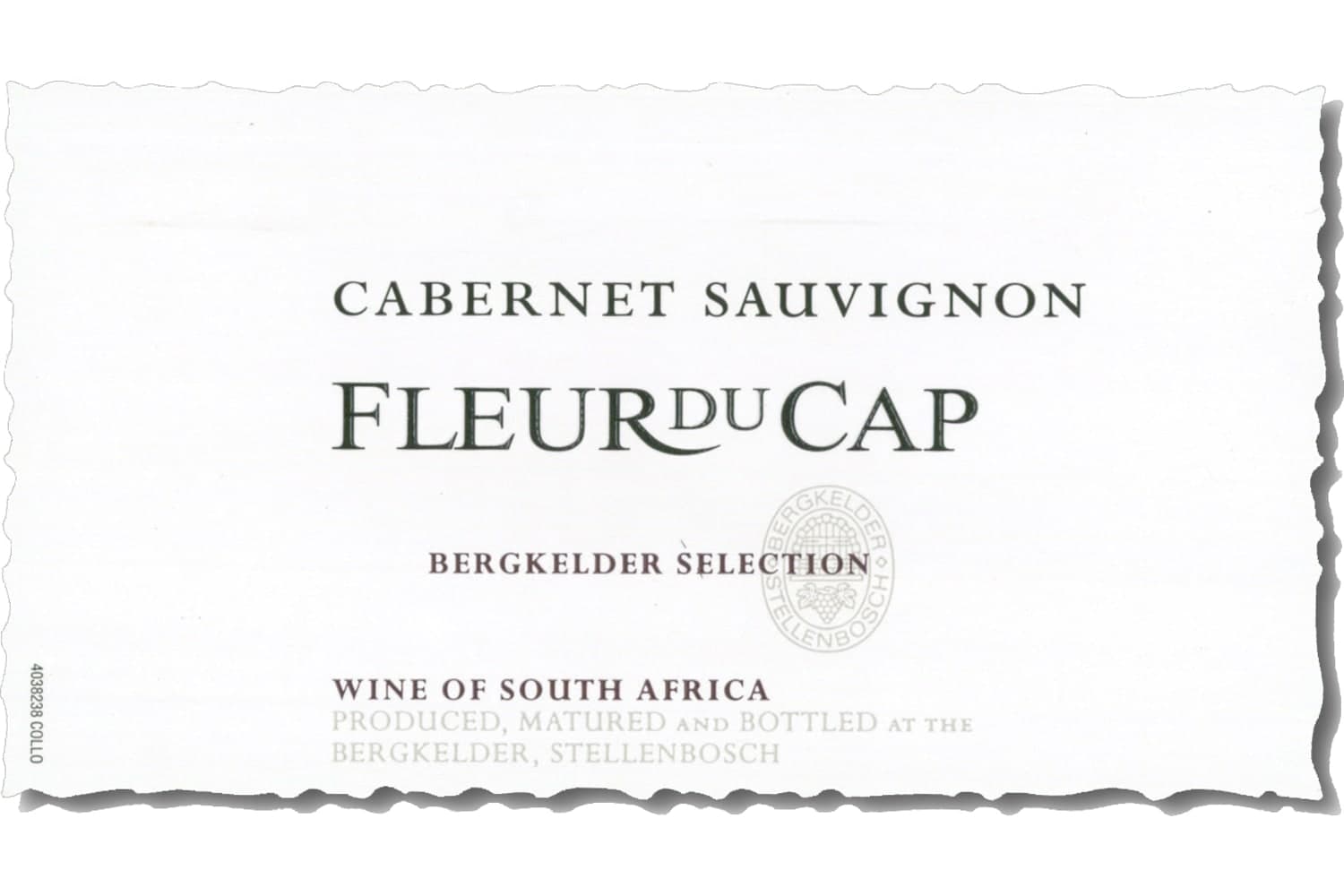 Fleur Du Cap Stellenbosch Cabernet Sauvignon 2021 750mL Bottle
