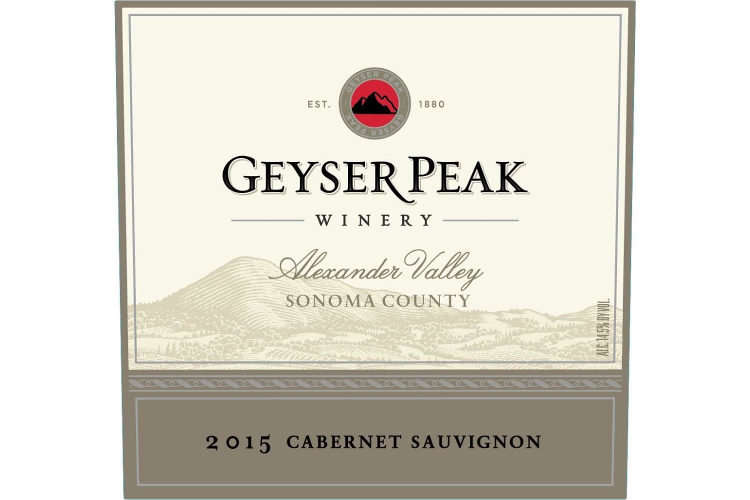 Geyser Peak Cabernet Sauvignon Alexander Valley 2023 750mL Bottle