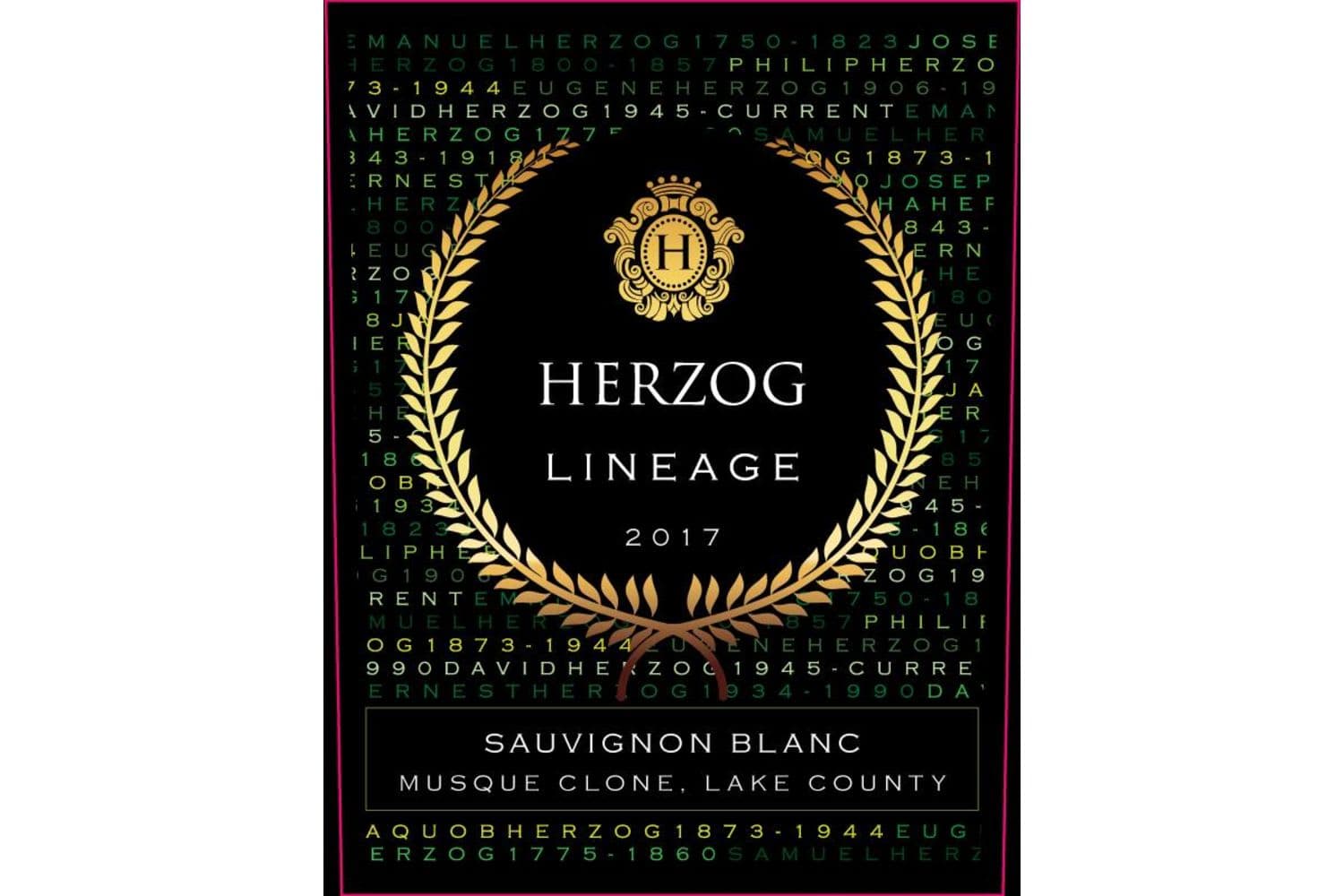 Herzog Lineage Sauvignon Blanc 2017 750mL Bottle