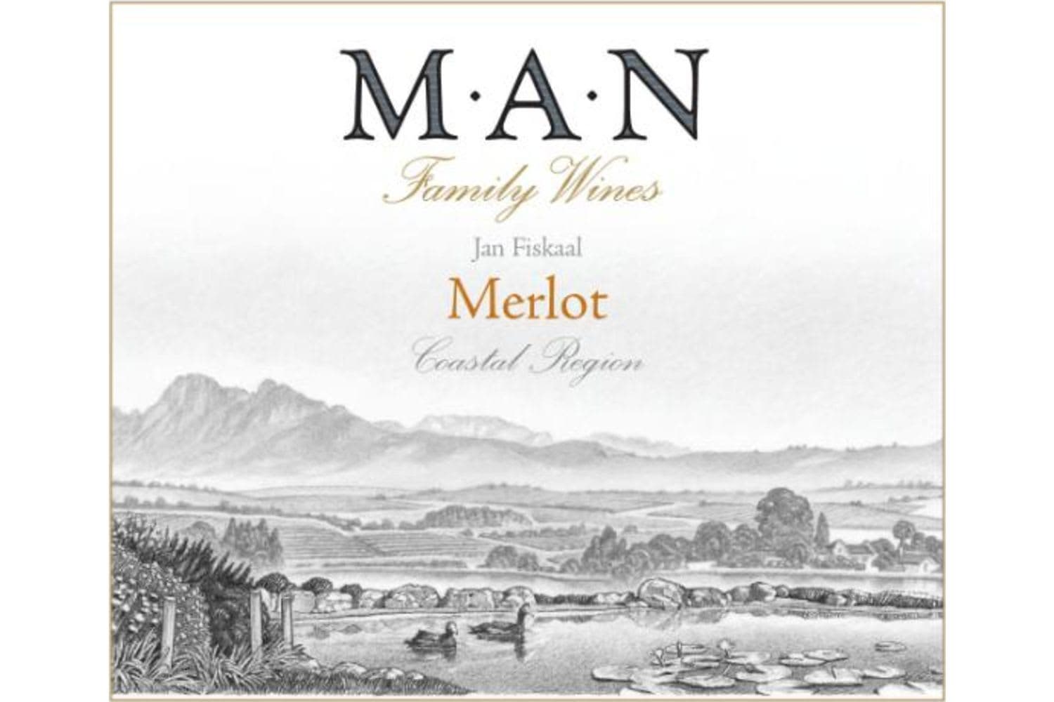 MAN Family Wines Jan Fiskaal Merlot 2022 750mL Bottle