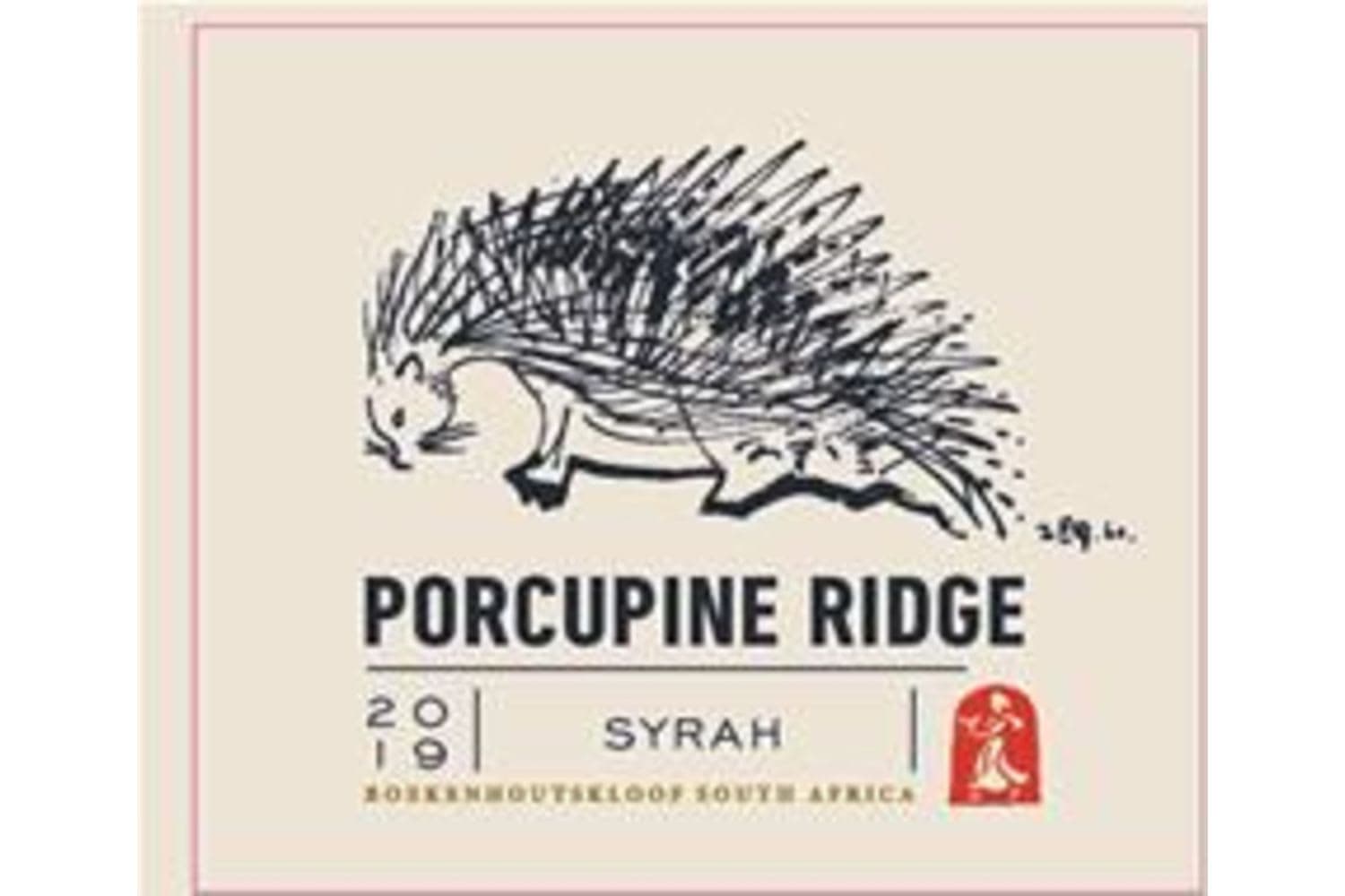 Porcupine Ridge Syrah Swartland 2019 750mL Bottle