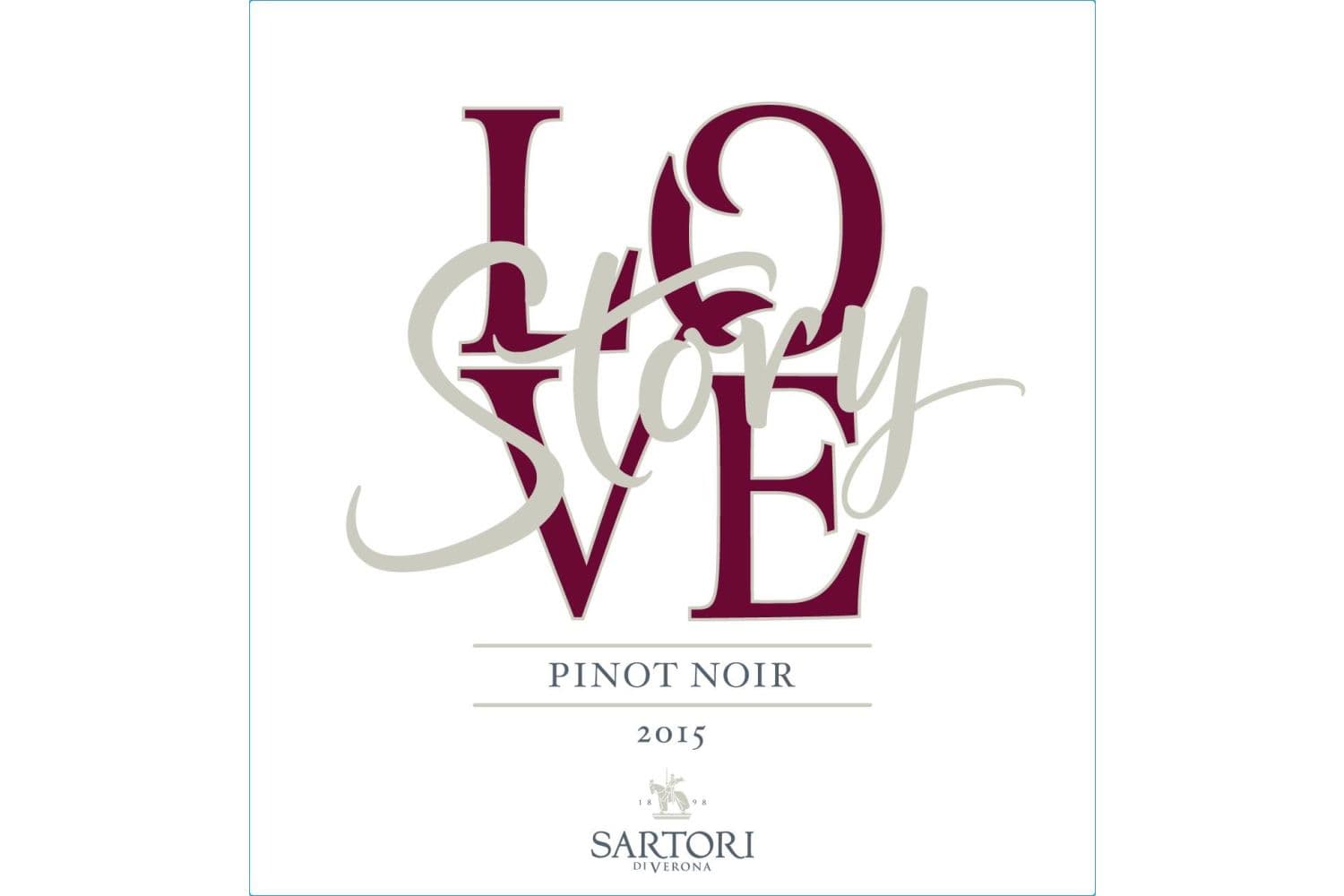 Love Story Delle Venezie Pinot Noir 2018 750mL Bottle