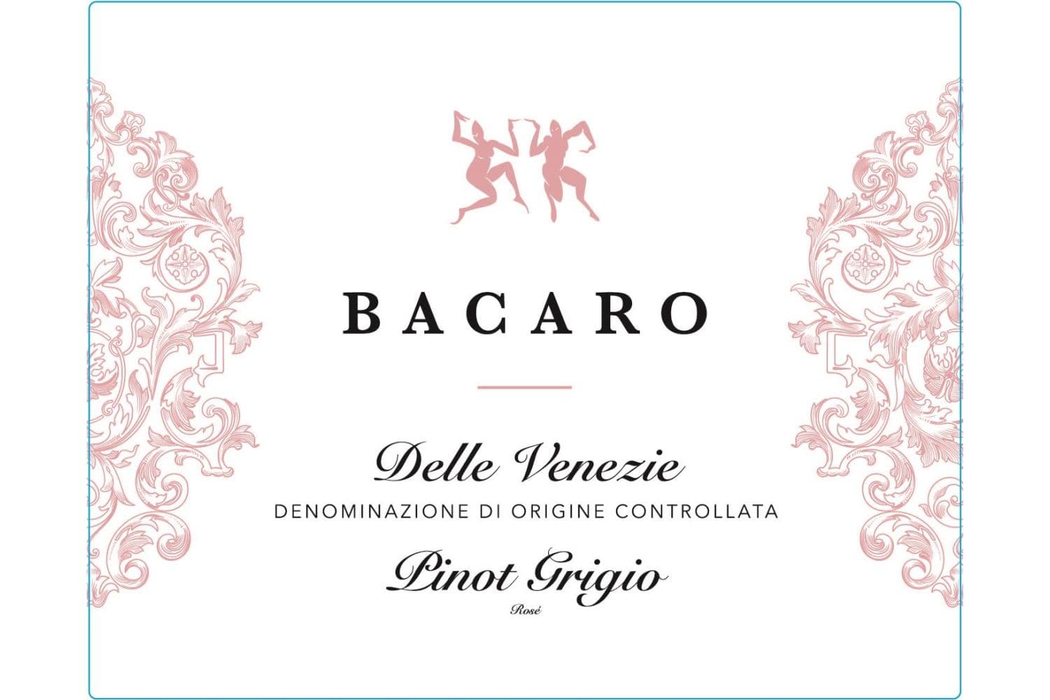 Bacaro Delle Venezie Pinot Grigio Rose 2023 750mL Bottle