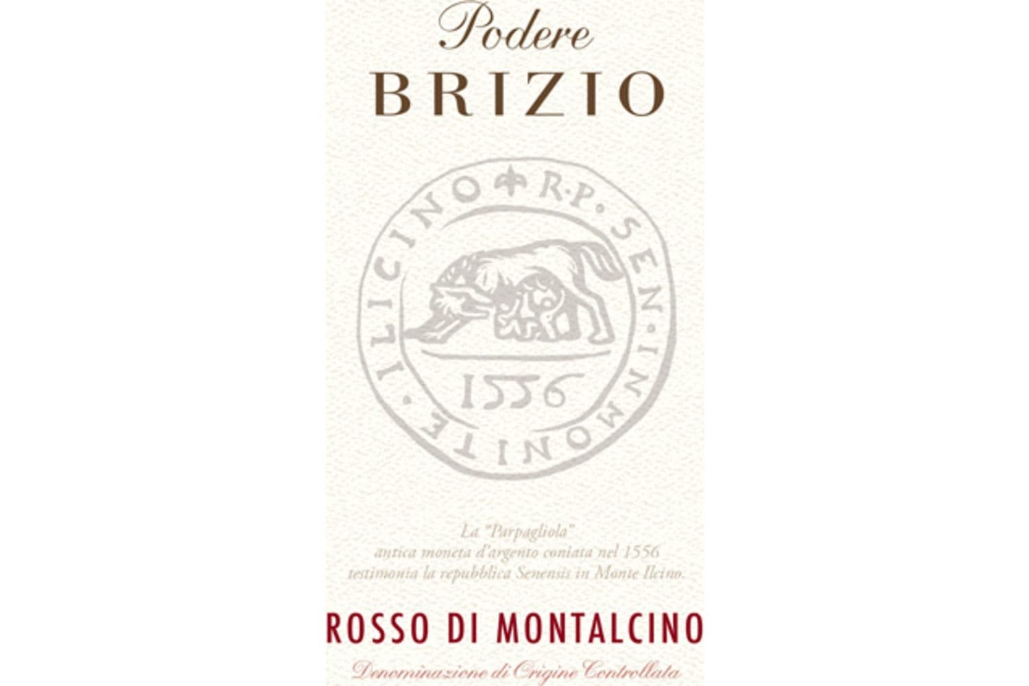 Podere Brizio Rosso di Montalcino 2022 750mL Bottle