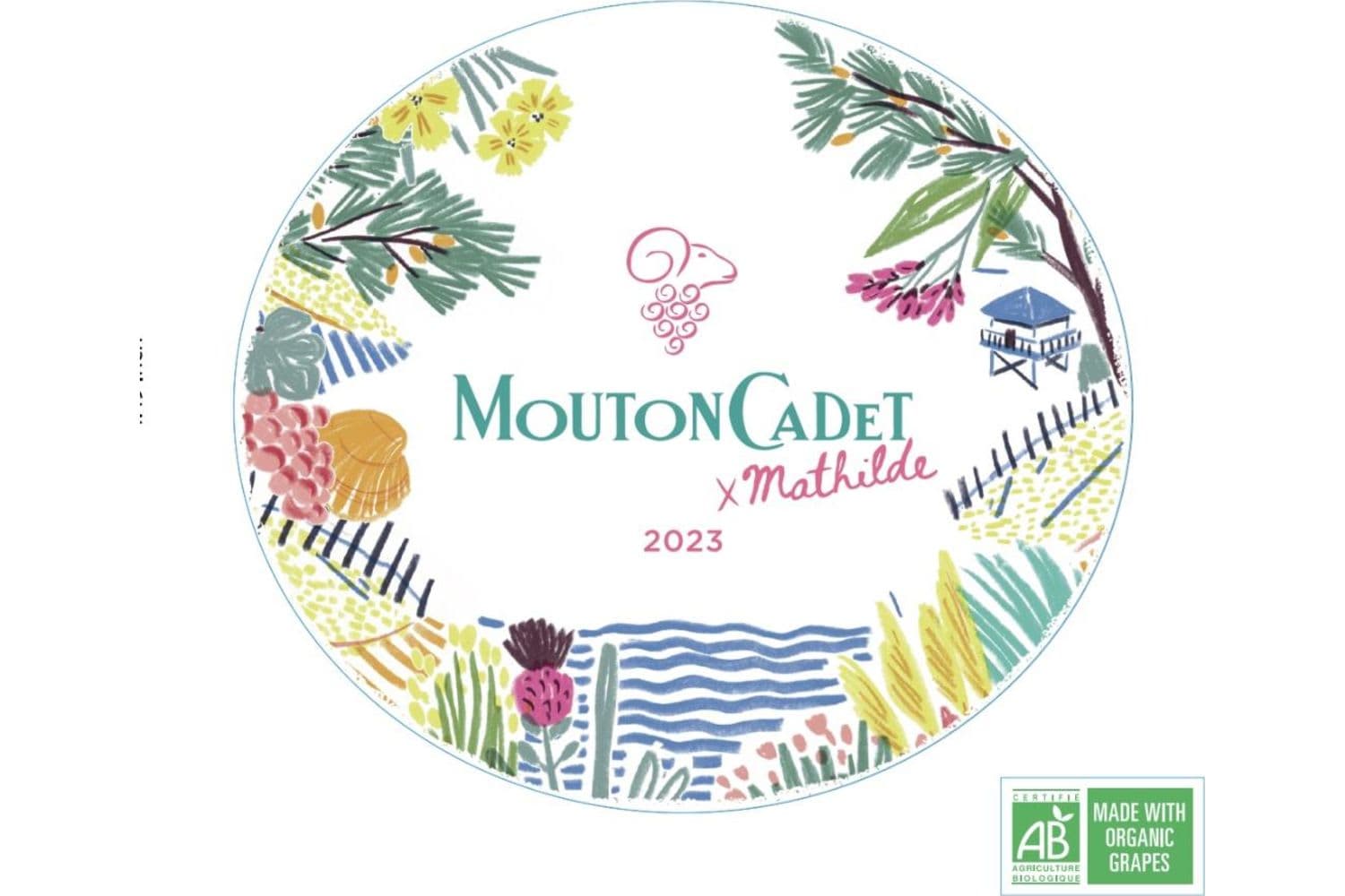 Mouton Cadet Bordeaux Mathilde Rose 750mL Bottle