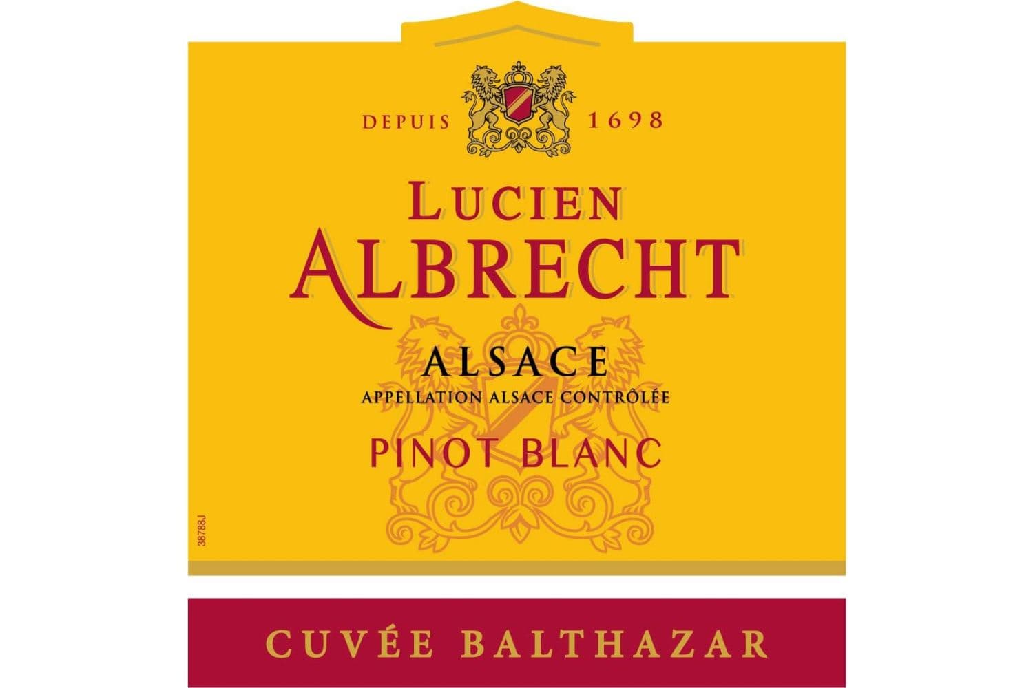 Lucien Albrecht Pinot Blanc Cuvee Balthazar 2020 750mL Bottle