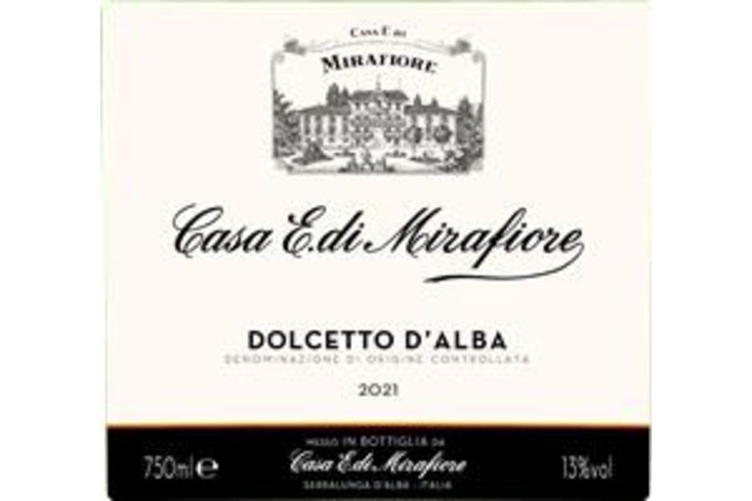 Casa E. di Mirafiore Dolcetto d'Alba 2022 750mL Bottle