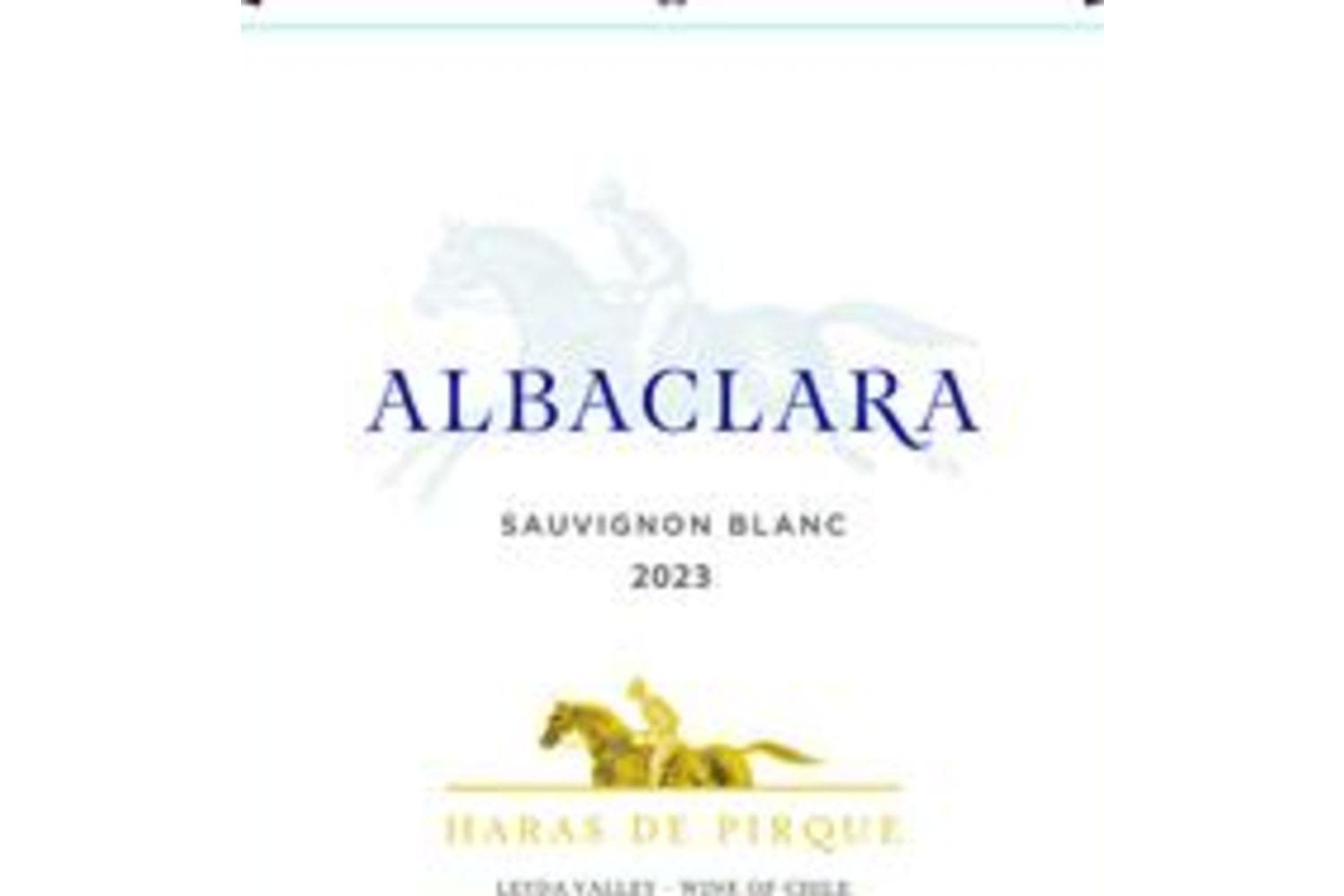 Haras de Pirque Sauvignon Blanc Albaclara Leyda Valley 2023 750mL Bottle