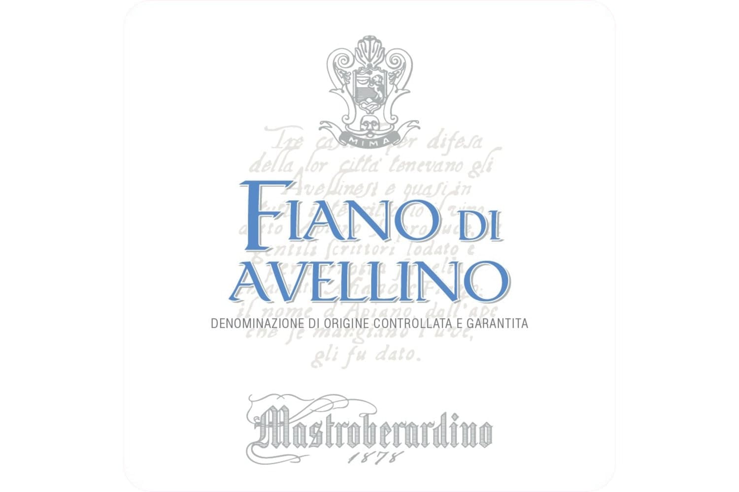 Mastroberardino Fiano di Avellino DOCG 2021 750mL Bottle