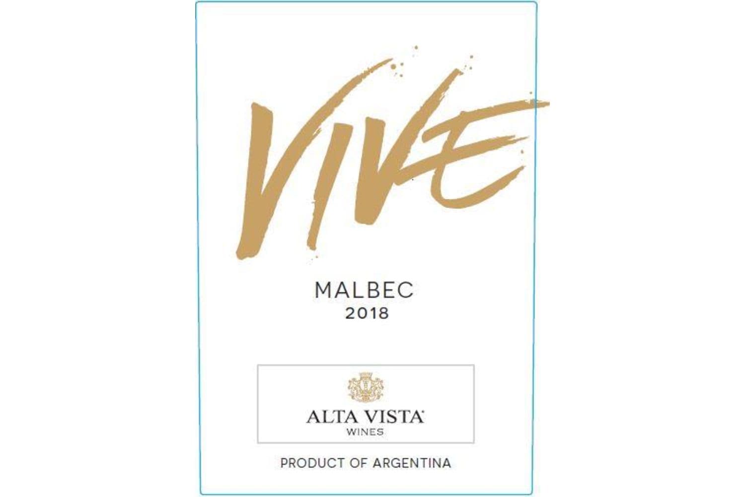 Alta Vista Vive Malbec Mendoza 2024 750mL Bottle