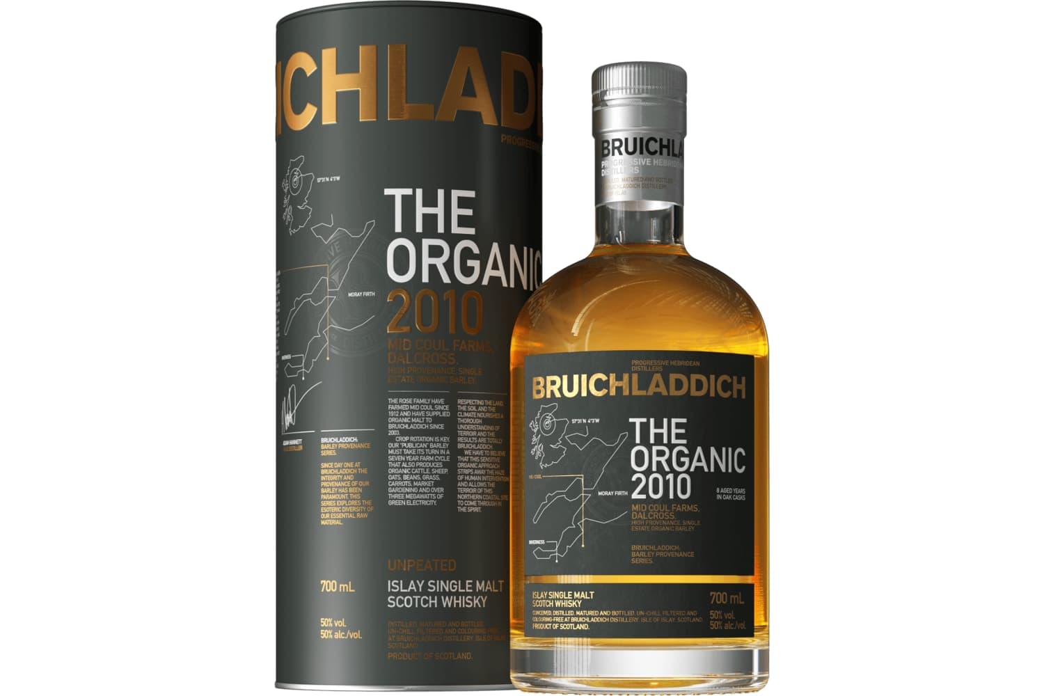 Bruichladdich The Organic 2010 750mL Bottle
