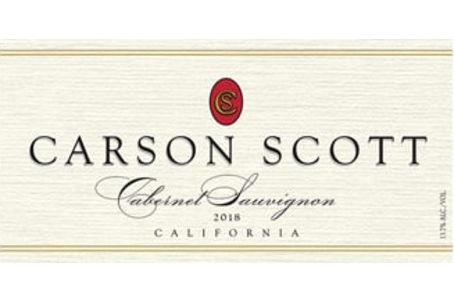 Carson Scott Cabernet Sauvignon 2018 750mL Bottle