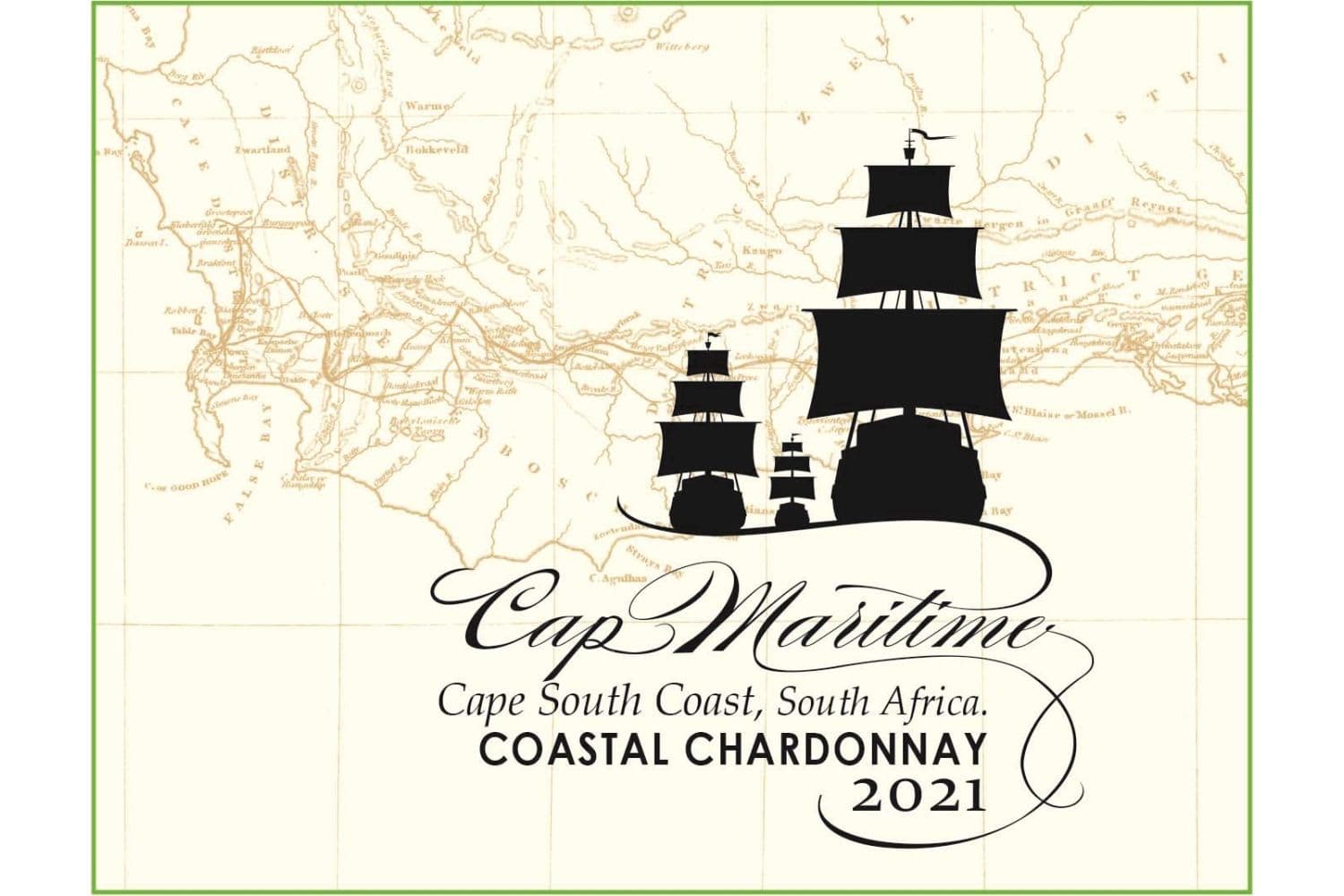 Cap Maritime Chardonnay Coastal Cape South Coast 2023 750mL Bottle