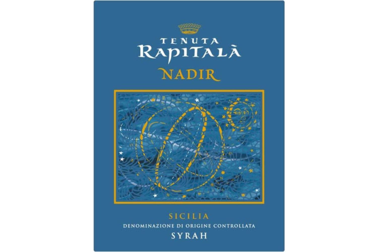 Rapitala Nadir Syrah Sicilia IGT 2022 750mL Bottle