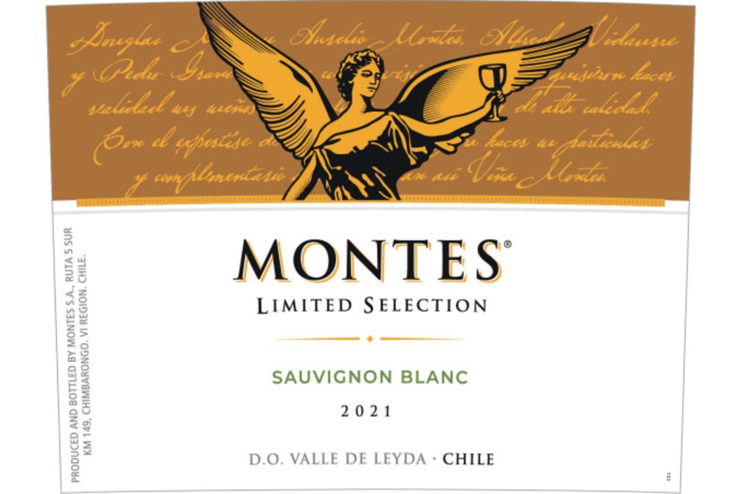 Montes Limited Selection Sauvignon Blanc 2021 750mL Bottle