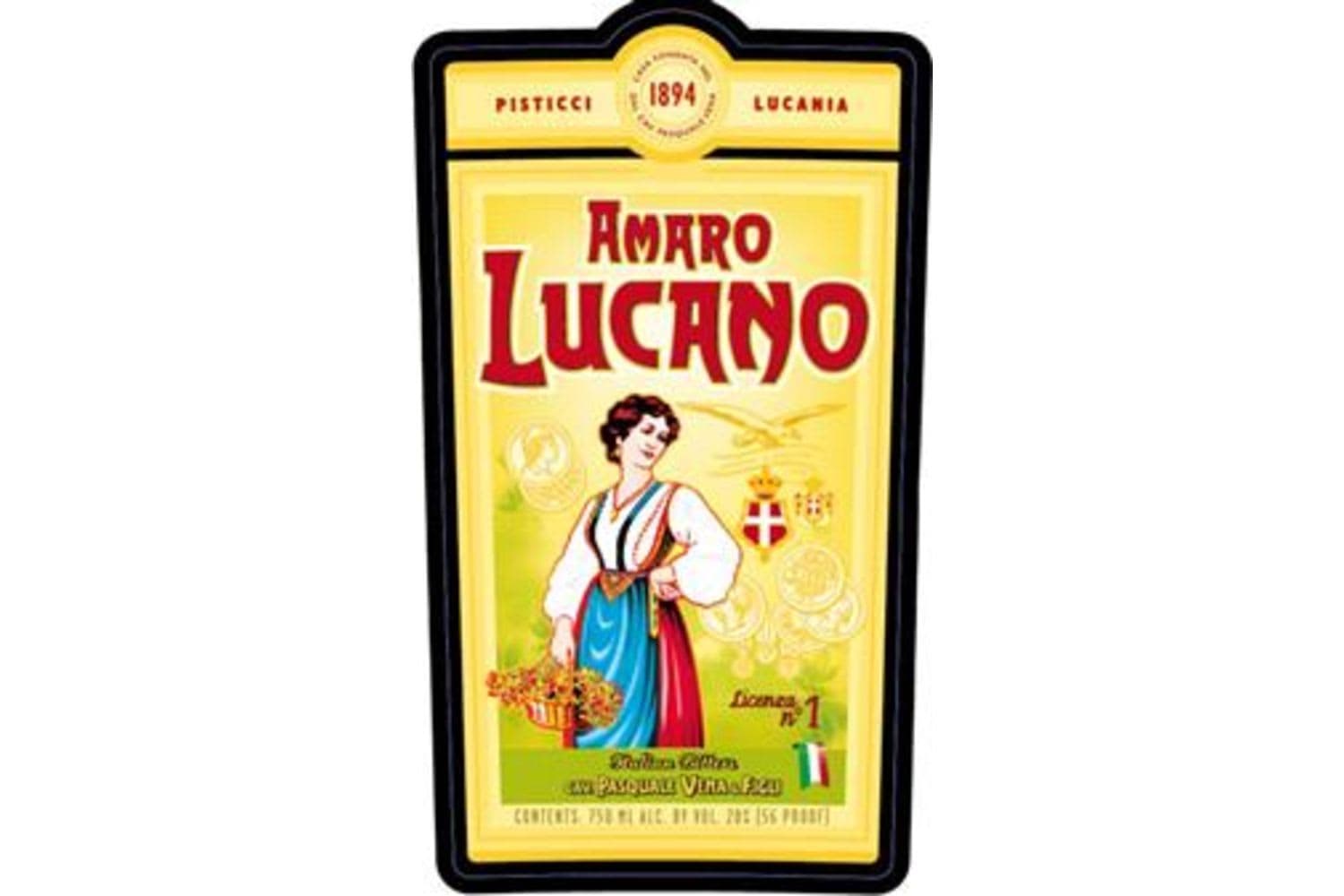 Lucano Amaro Liqueur (with Glass) 750mL Bottle