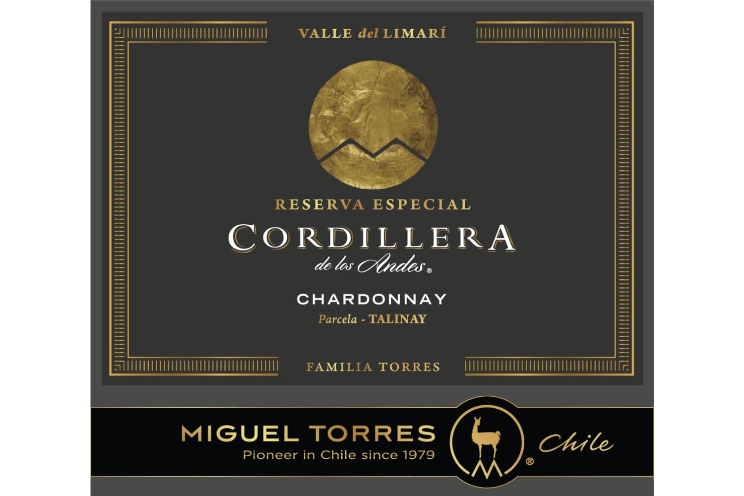 Cordillera de Los Andes Reserva Especial Chardonnay 2020 750mL Bottle