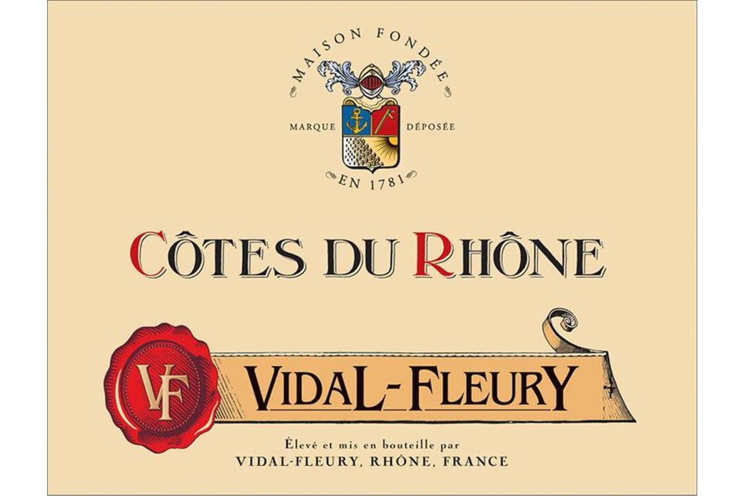 J. Vidal-Fleury Cotes du Rhone Blanc 2024 750mL Bottle