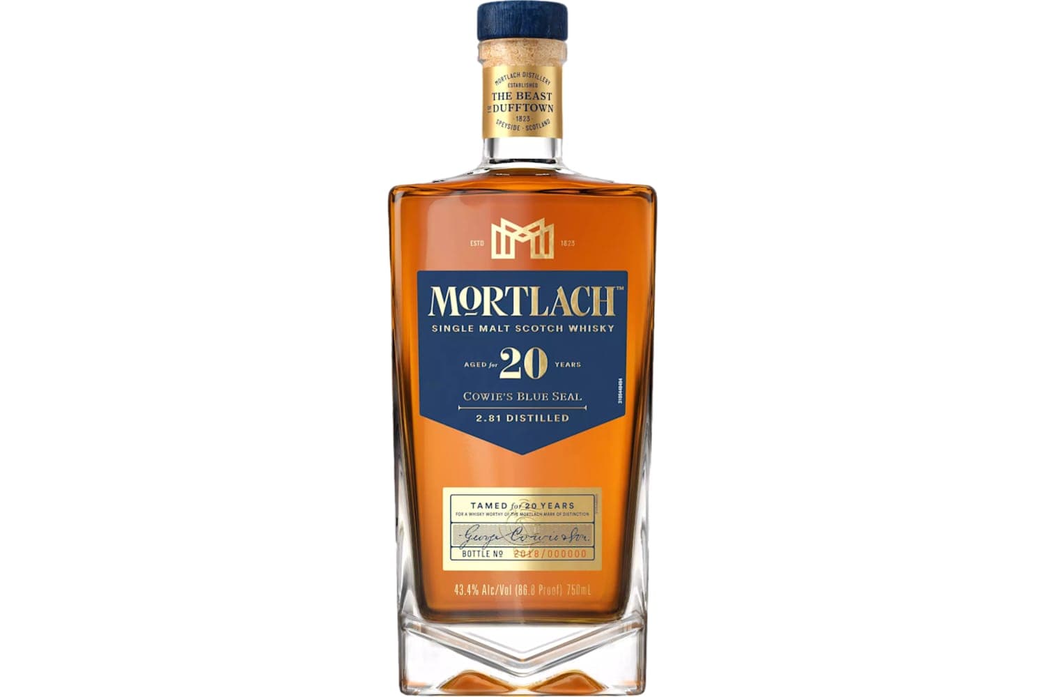 Mortlach 20 Year Old Single Malt Scotch Whisky 102.8 Proof 750mL Bottle