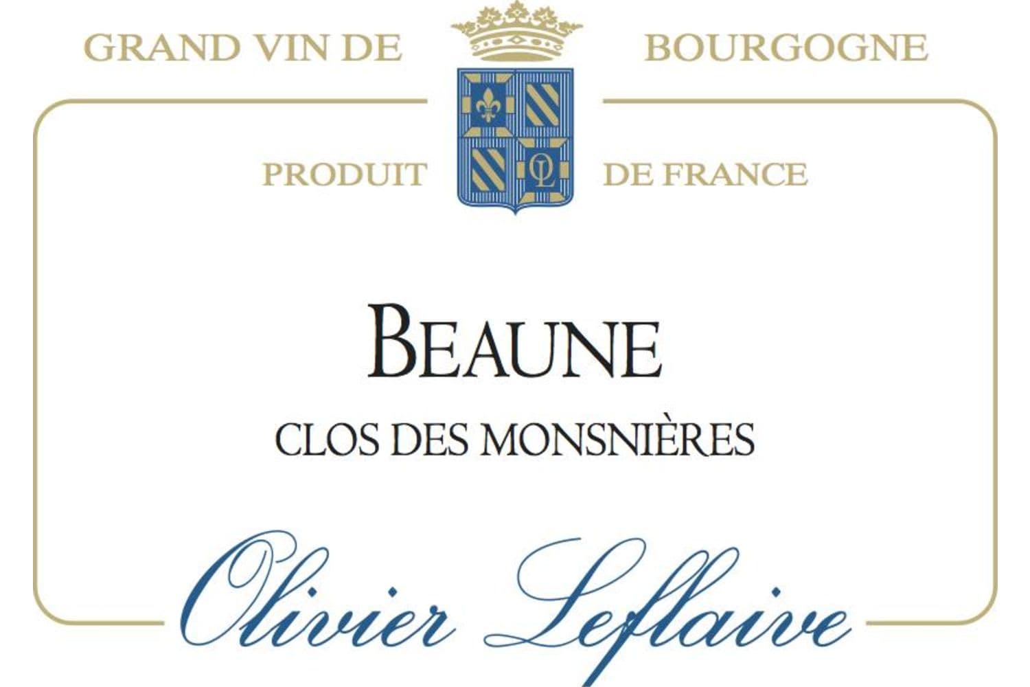 Olivier Leflaive Beaune Clos des Monsniere 2020 750mL Bottle