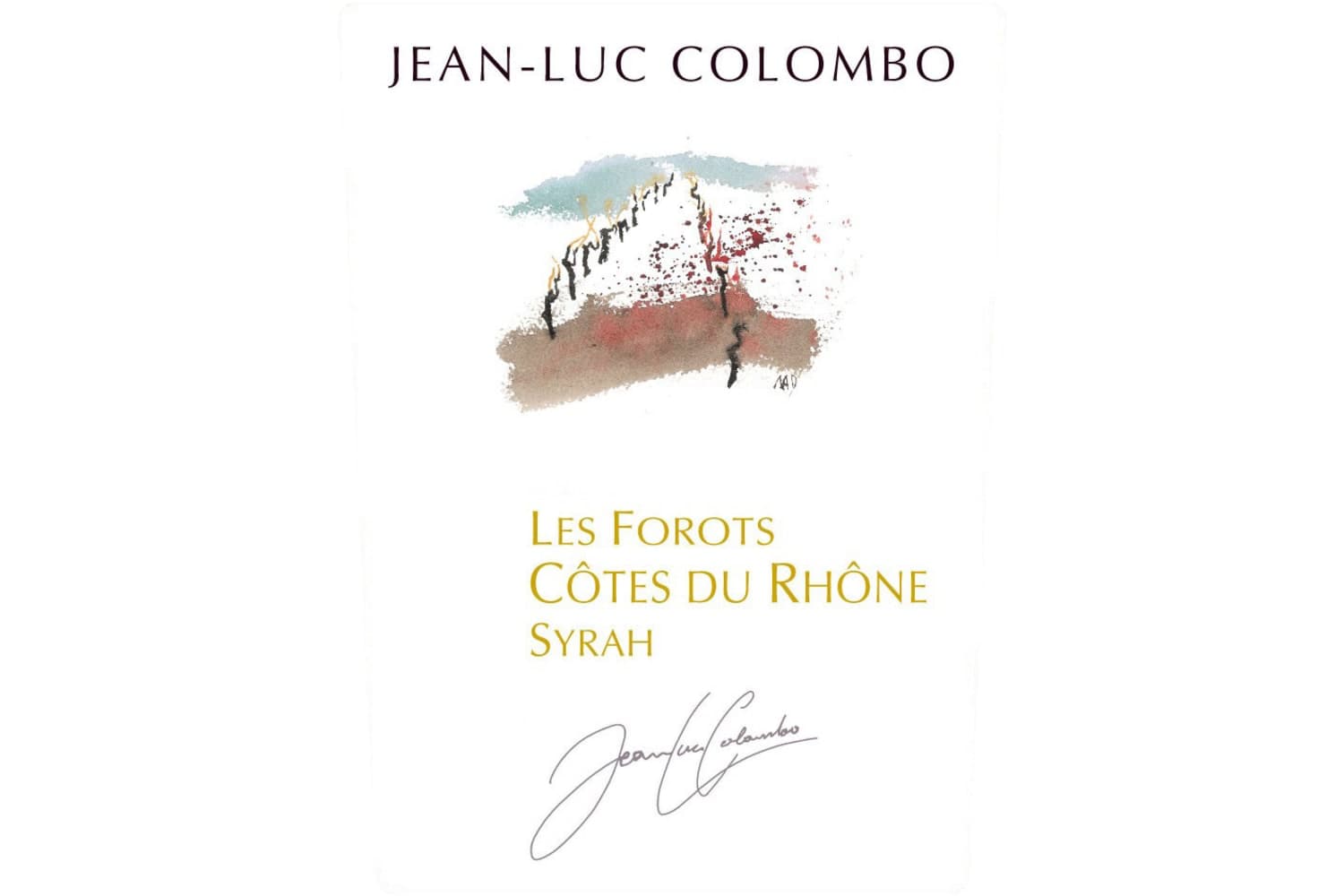 Jean-Luc Colombo Cotes du Rhone Les Forots 2023 750mL Bottle