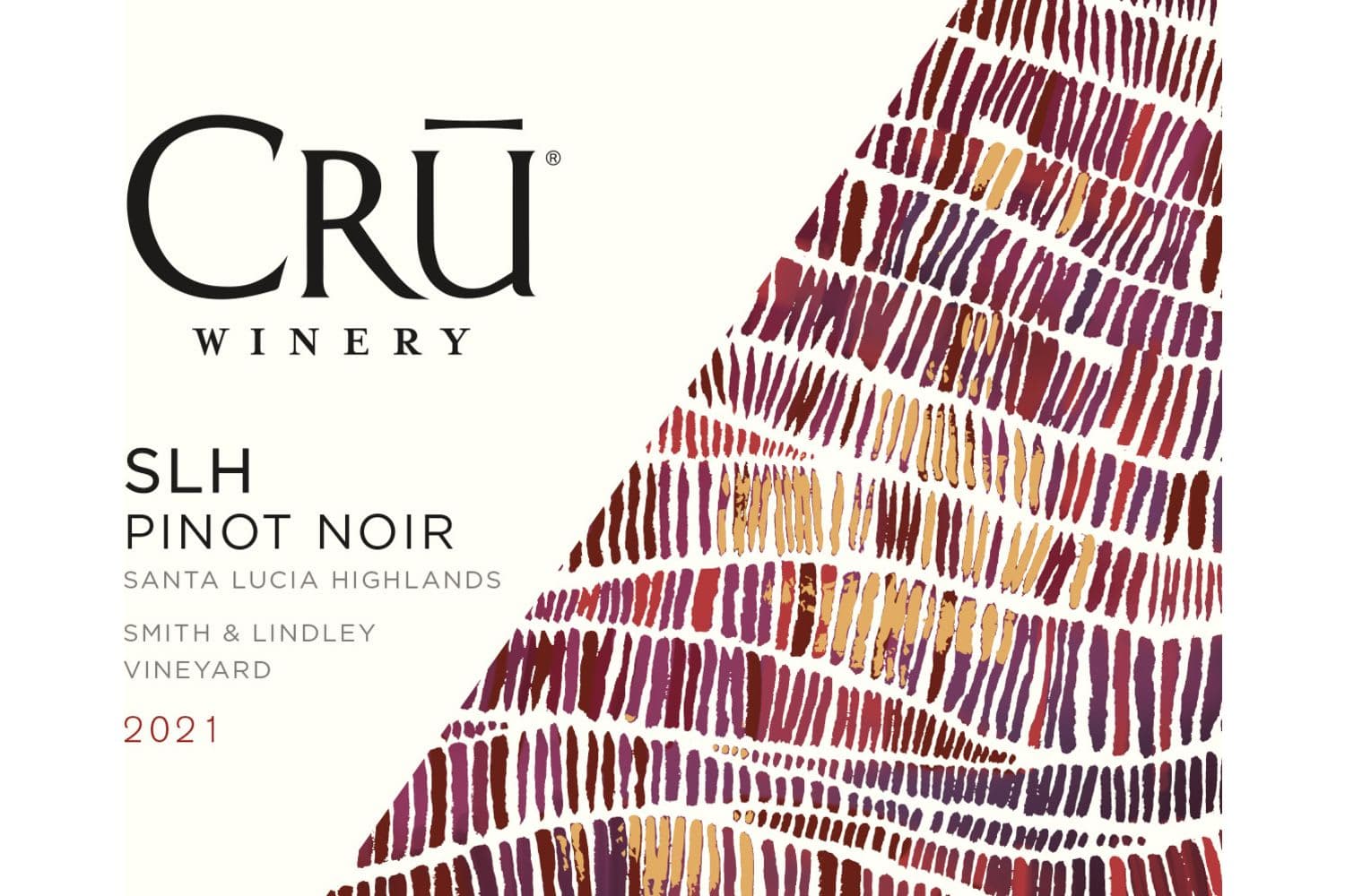 Cru Wine Company Pinot Noir Santa Lucia Highlands 2021 750mL Bottle