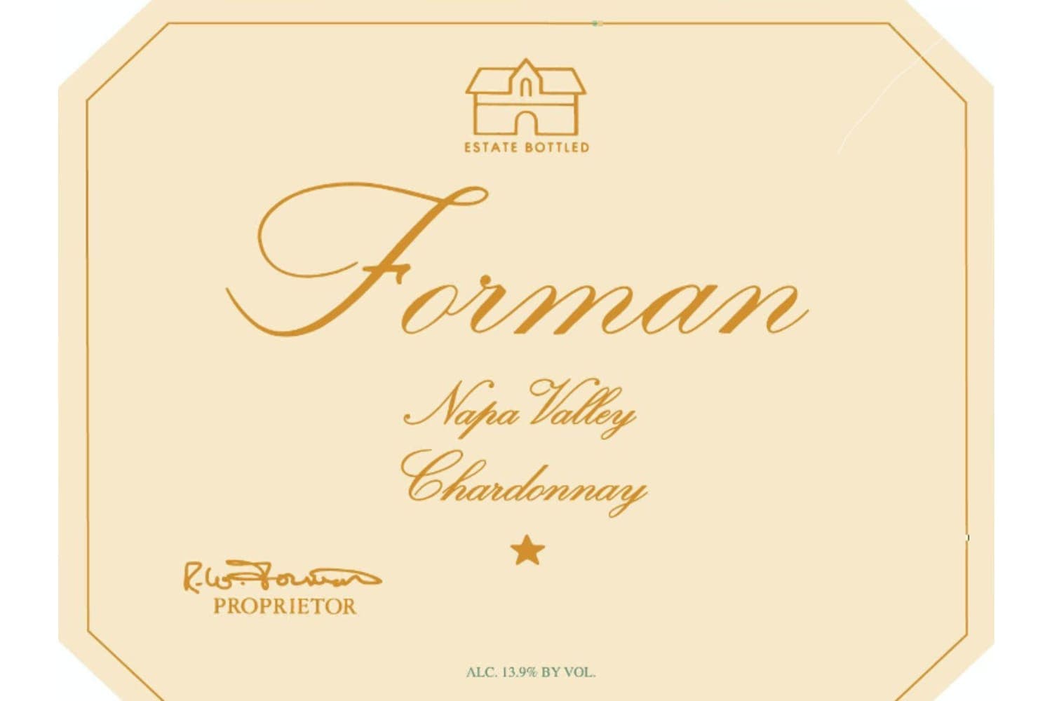 Forman Chardonnay Napa Valley 2023 750mL Bottle