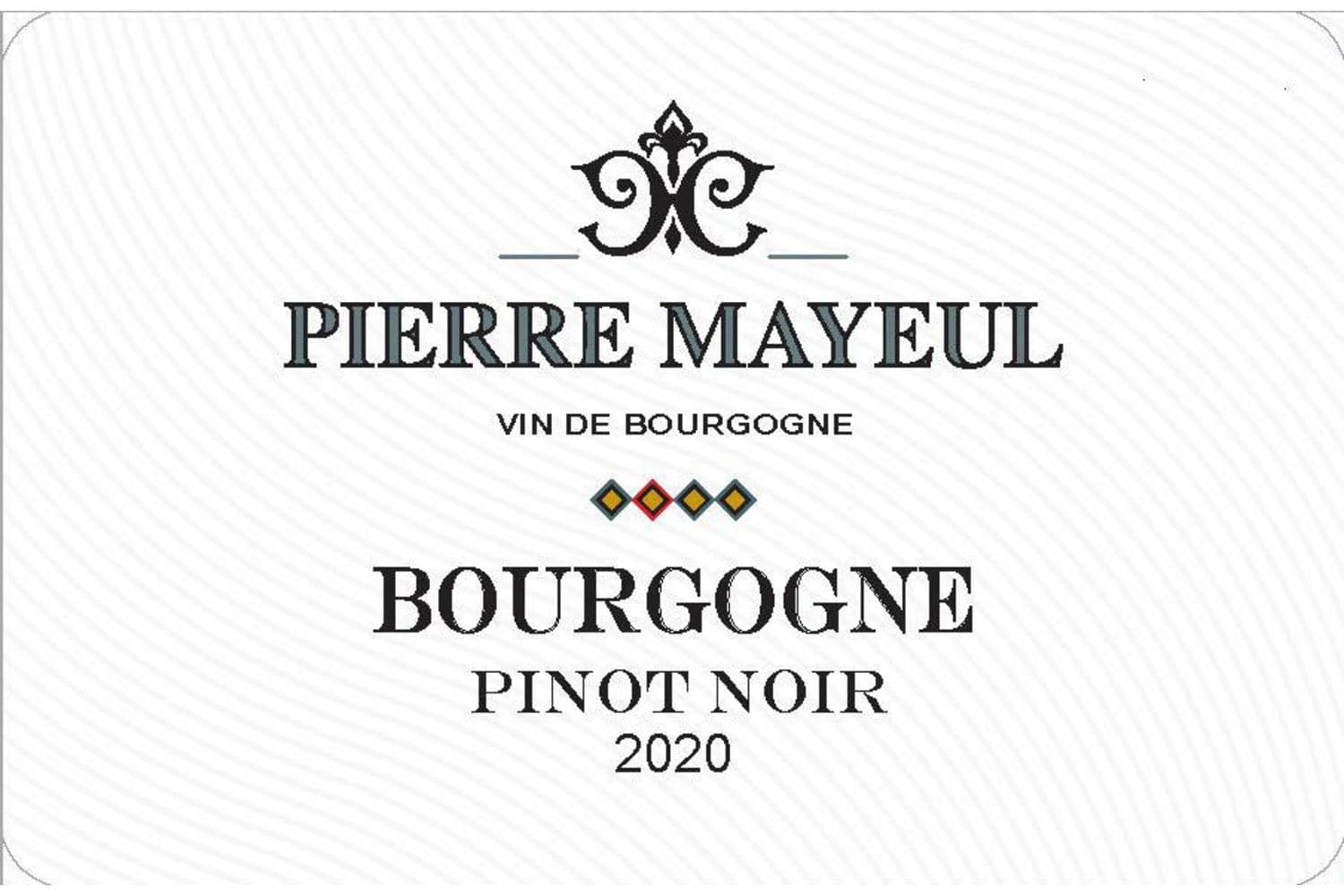 Pierre Mayeul Bourgogne Pinot Noir 2020 750mL Bottle