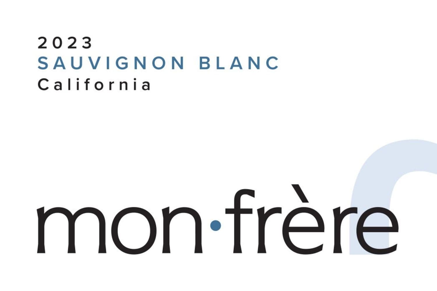 Mon Frere Winery Sauvignon Blanc California 2023 750mL Bottle