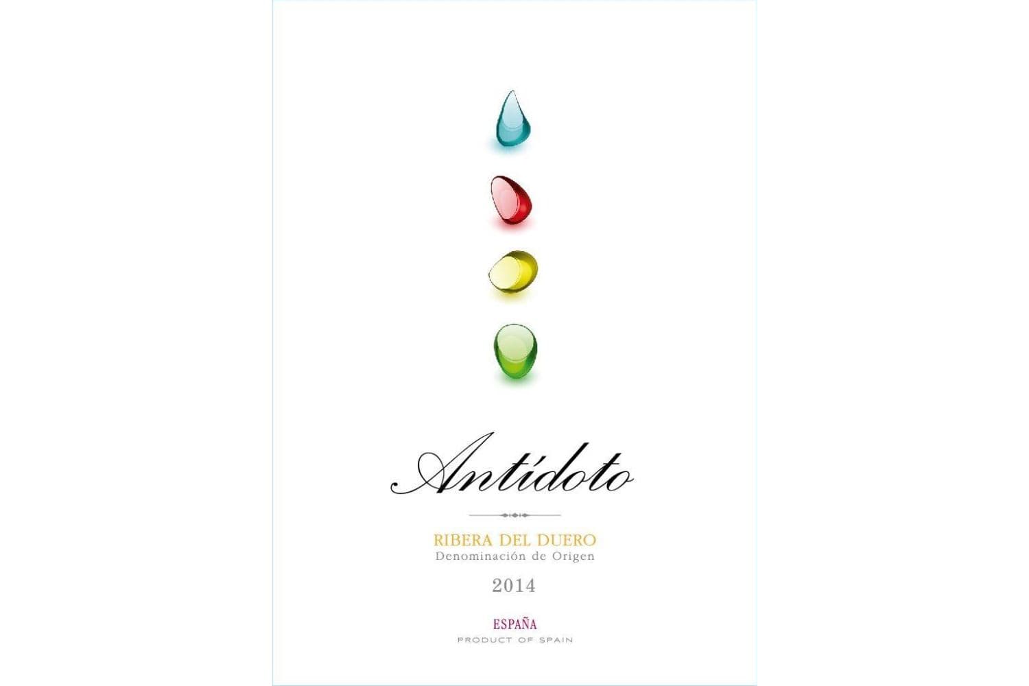 Antidoto Ribera del Duero 2019 750mL Bottle