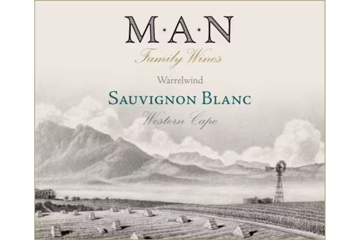 MAN Family Wines Sauvignon Blanc Warrelwind Western Cape 2023 750mL Bottle