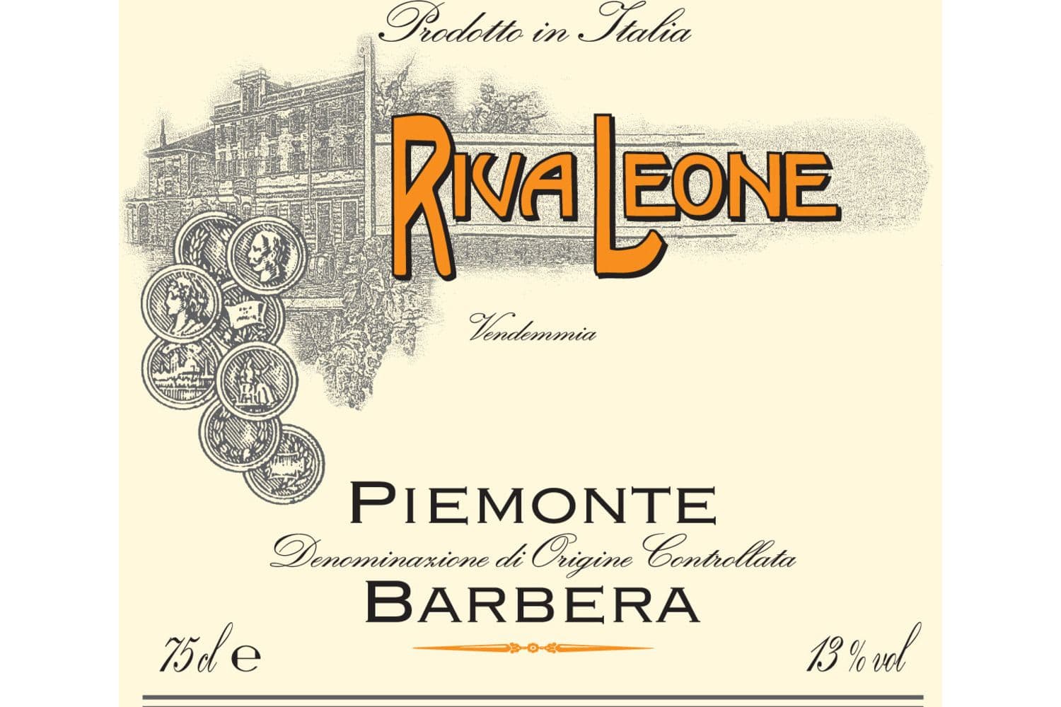 Riva Leone Barbera 2022 750mL Bottle