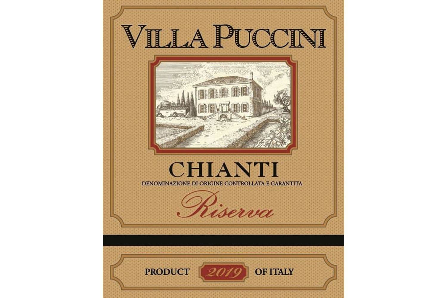Villa Puccini Chianti Riserva 2019 750mL Bottle