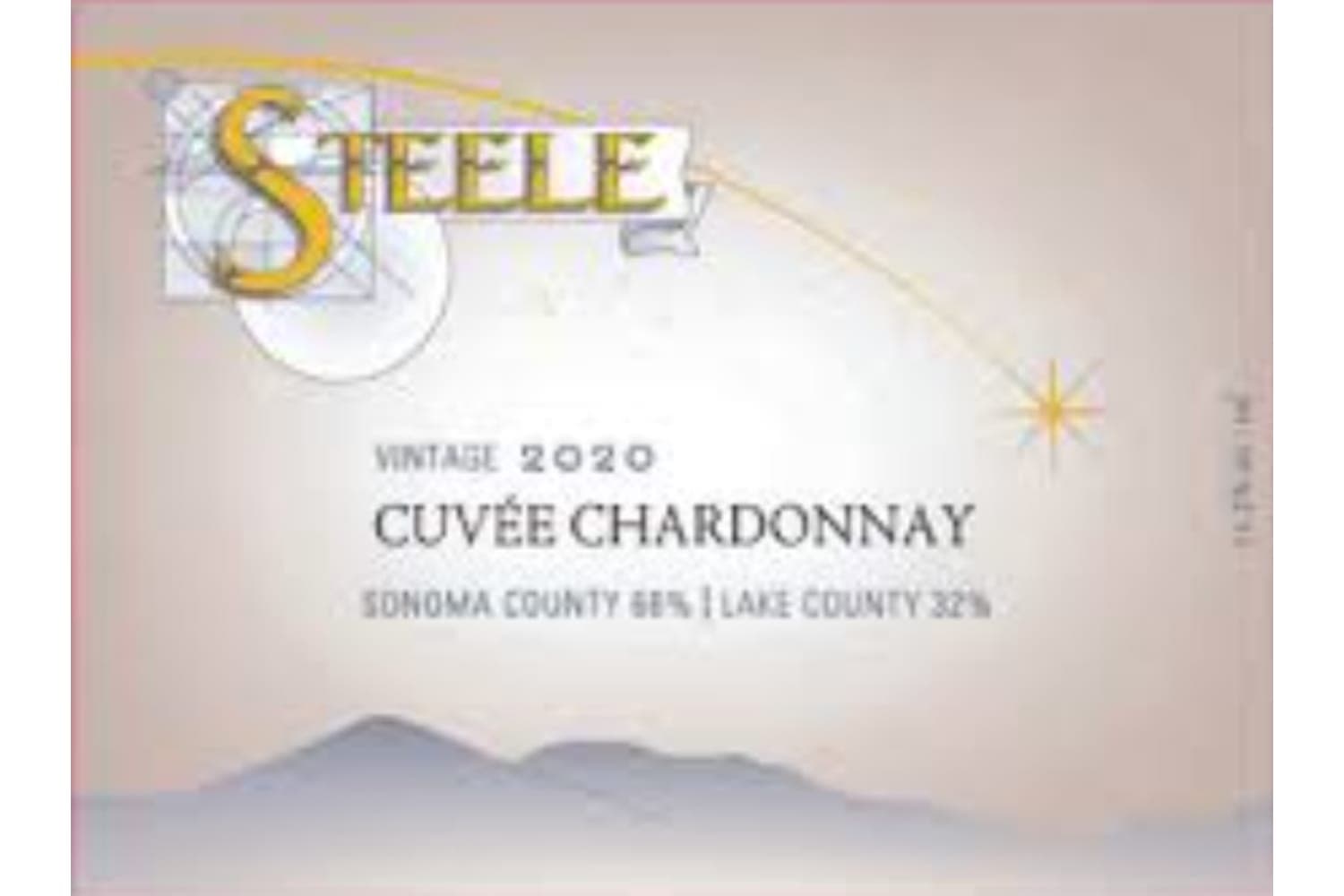 Steele Wines Chardonnay Mendocino County 2020 750mL Bottle