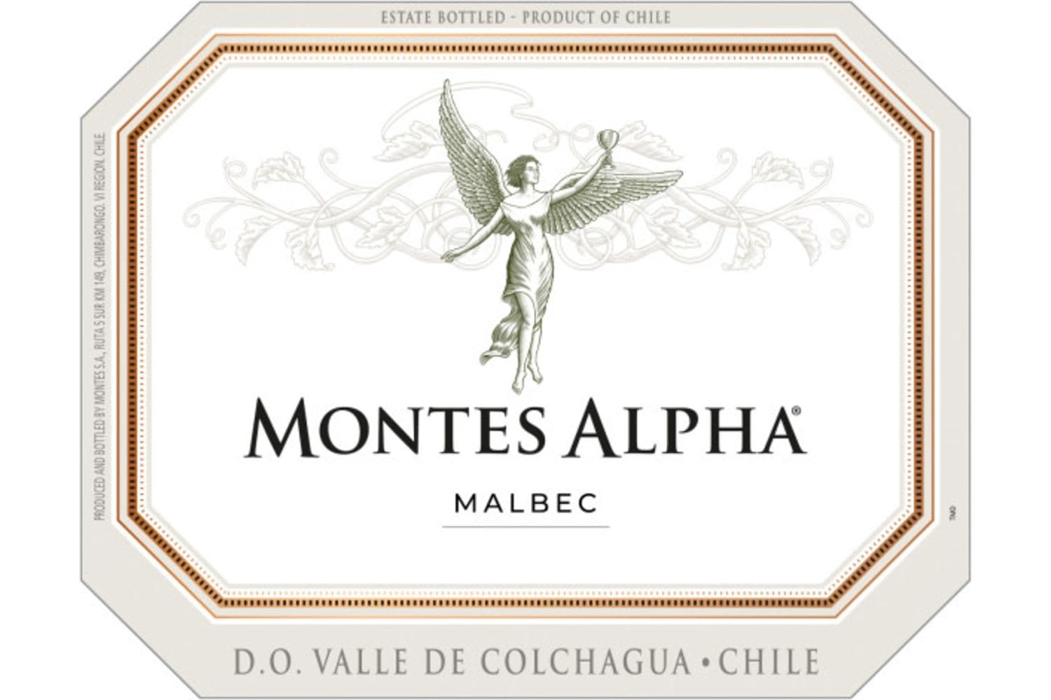 Montes Montes Alpha Malbec Valle del Colchagua 2020 750mL Bottle