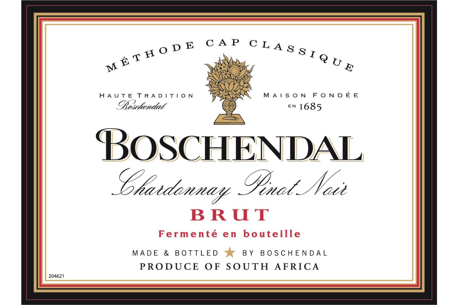 Boschendal Brut Methode Cap Classique 750mL Bottle