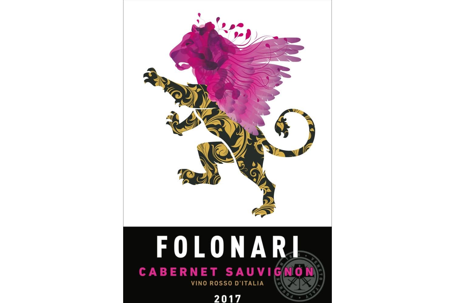 Folonari Vino Rosso d'Italia Cabernet Sauvignon 750mL Bottle