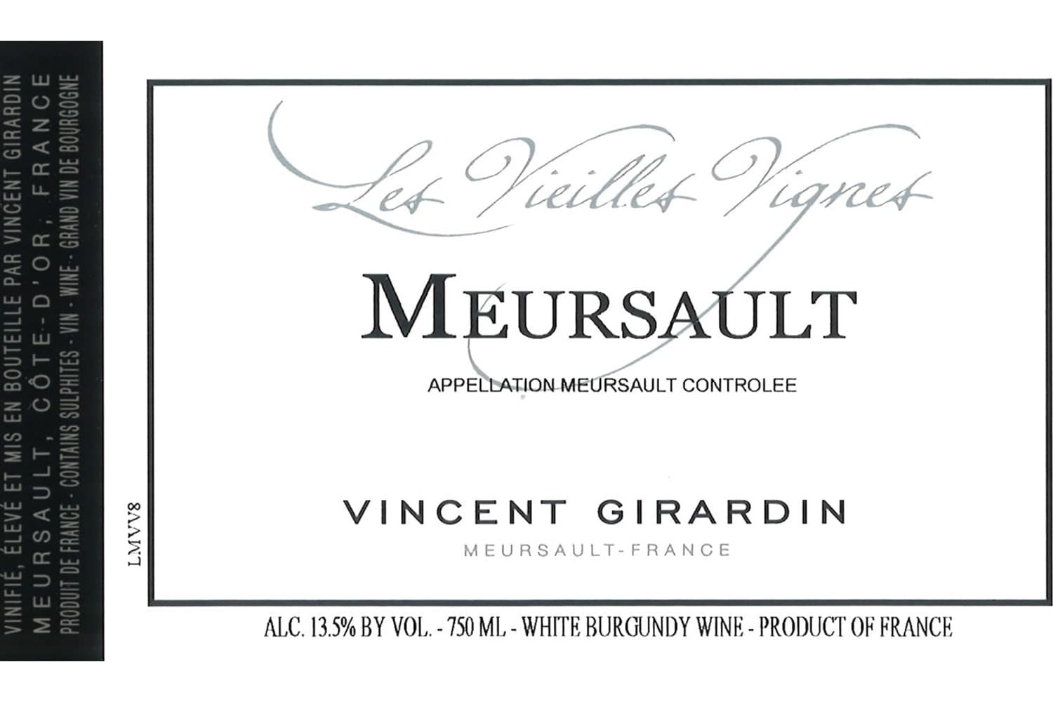 Maison Vincent Girardin Meursault Les Vieilles Vignes 2023 750mL Bottle