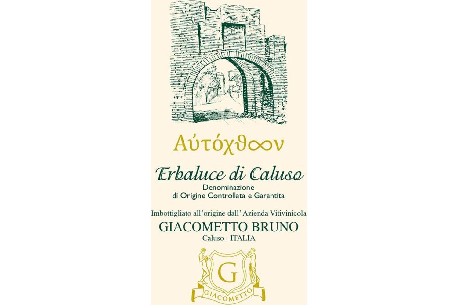 Bruno Giacometto Erbaluce di Caluso Autoctono 2022 750mL Bottle