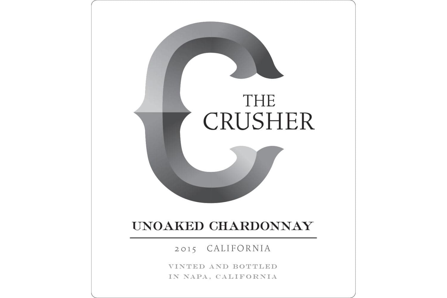 The Crusher Unoaked Chardonnay 2021 750mL Bottle