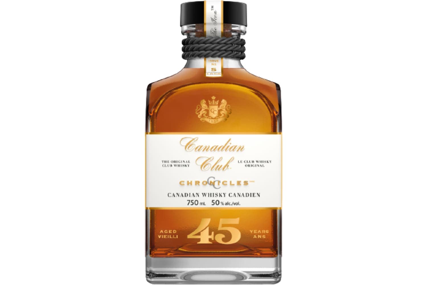 Canadian Club Chronicles 45 Years Old Whisky 750mL Bottle