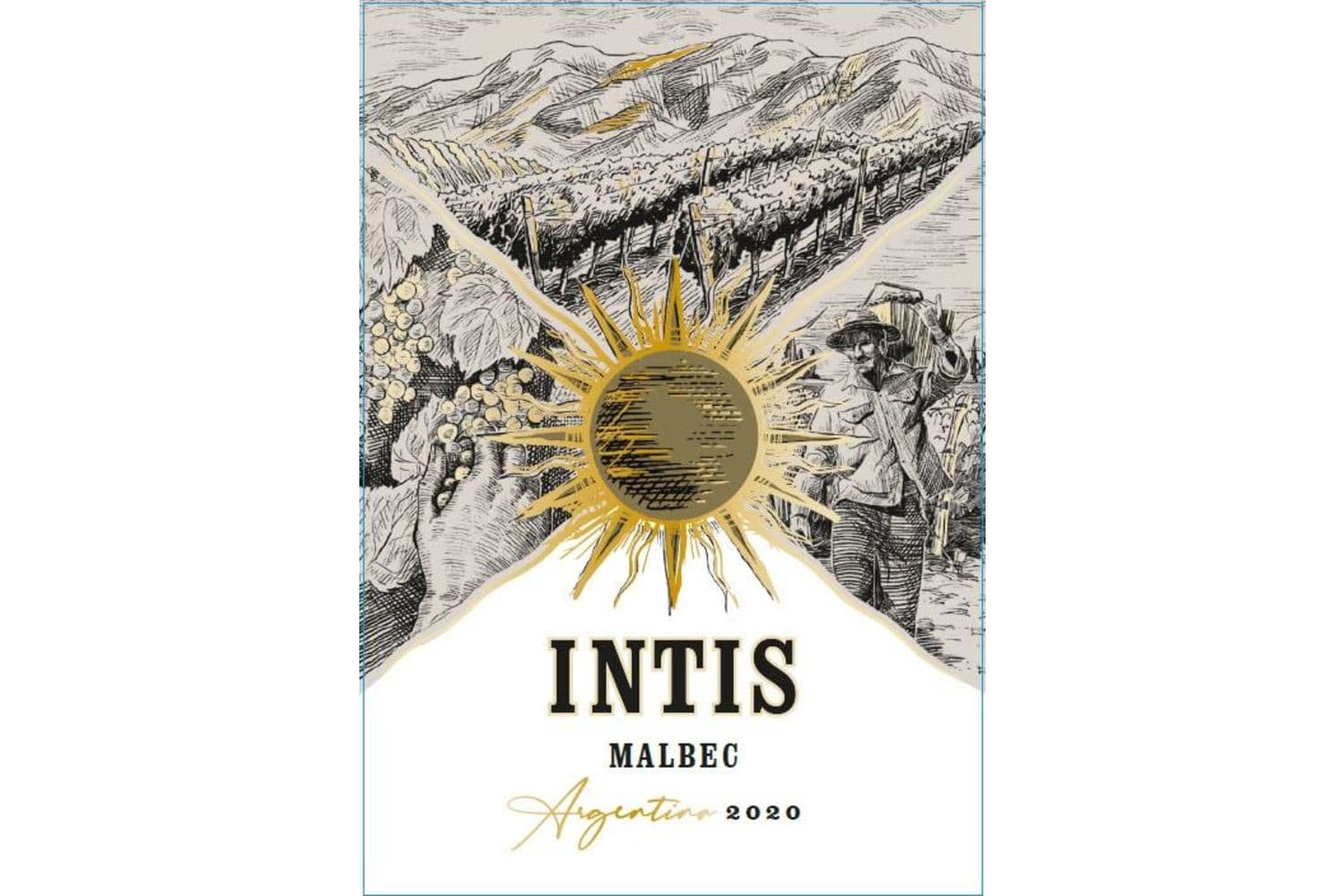 Intis Malbec 2020 750mL Bottle