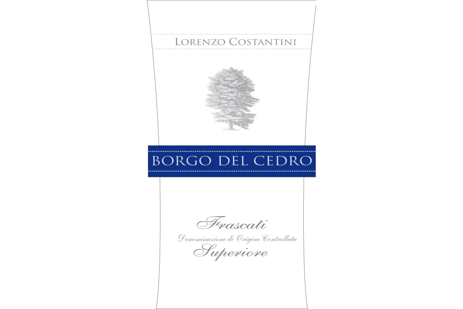 Lorenzo Costantini Borgo del Cedro Frascati Superiore 2021 750mL Bottle