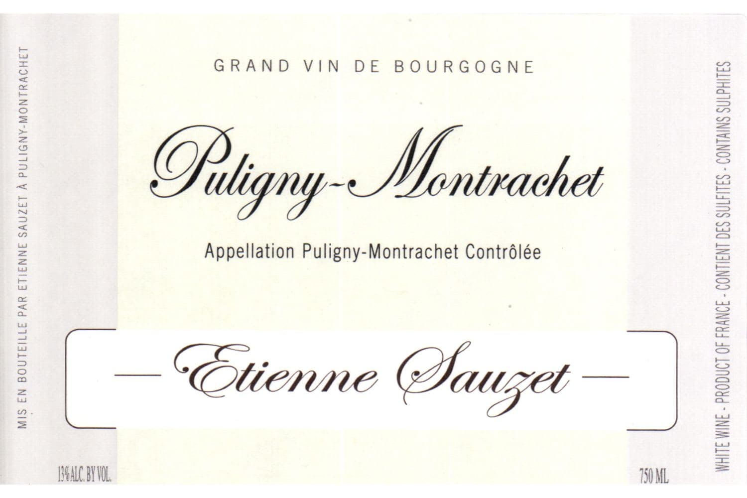Etienne Sauzet Puligny-Montrachet 2023 750mL Bottle