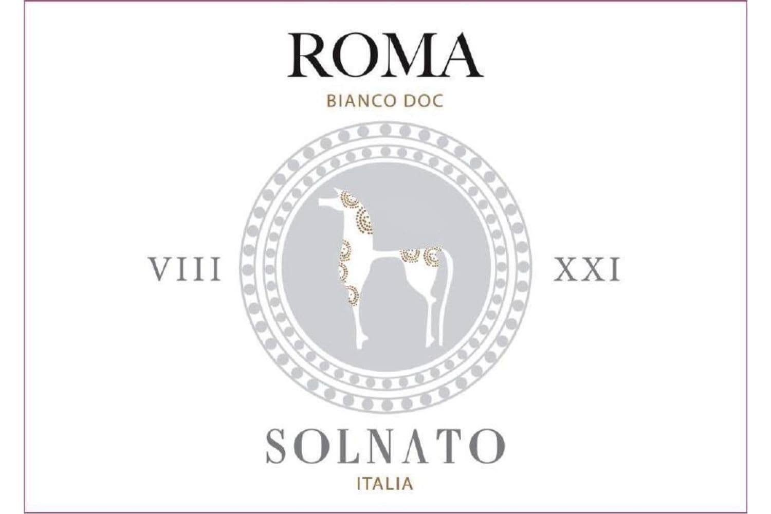 Solnato Roma Bianco 2022 750mL Bottle