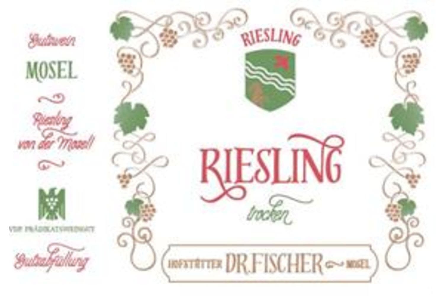 Weingut Dr. Fischer Mosel Riesling Estate Trocken 2023 750mL Bottle