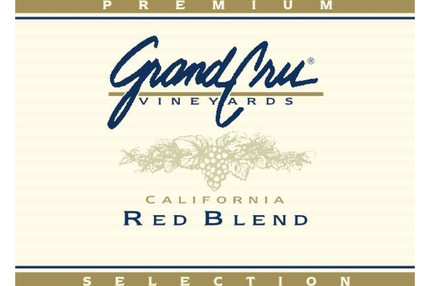 Grand Cru Vineyards Premium Selection Red Blend California 750mL Bottle