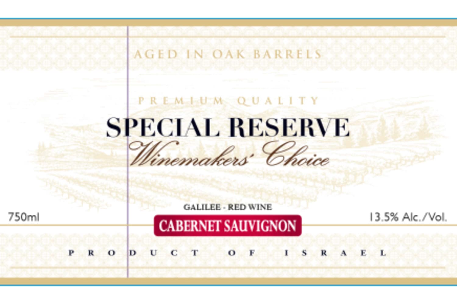 Barkan Special Reserve Winemakers' Choice Cabernet Sauvignon 2017 750mL Bottle