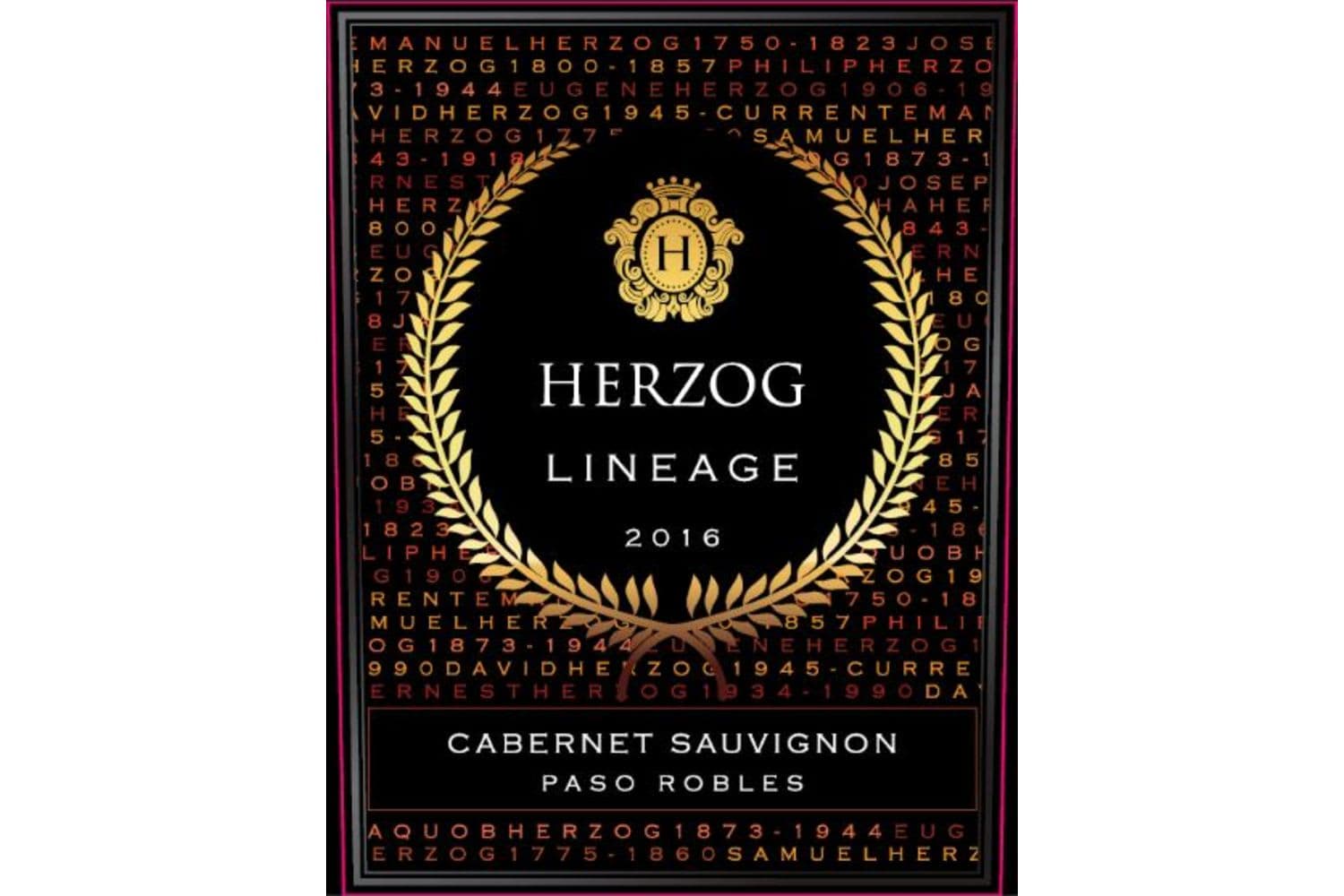 Baron Herzog Lineage Cabernet Sauvignon 2022 750mL Bottle